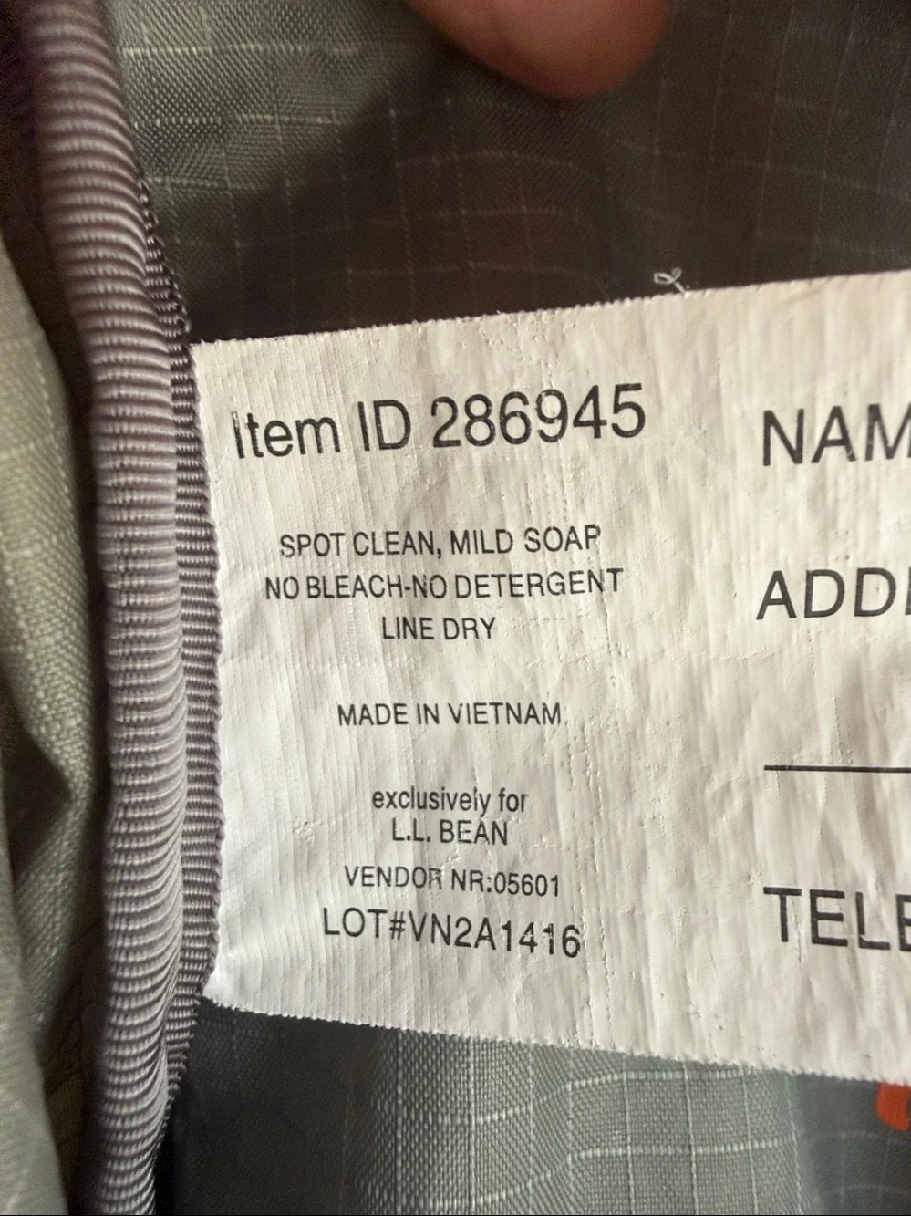 L.L.Bean Stowaway Backpack
